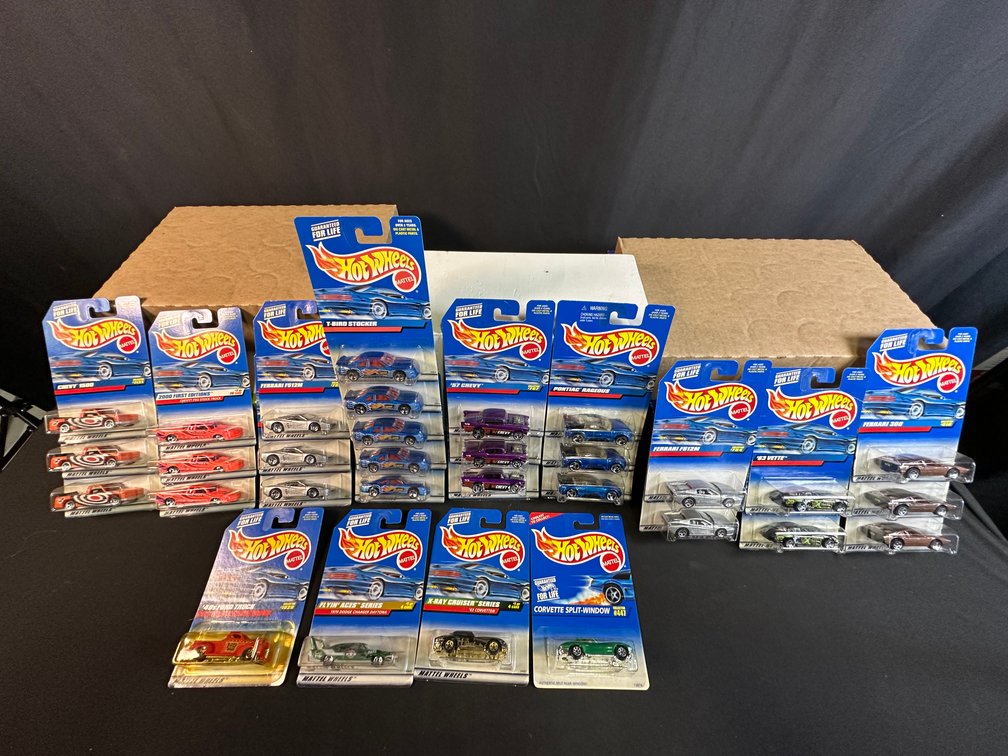 Hot Wheels Carded Die-Cast Cars and Trucks