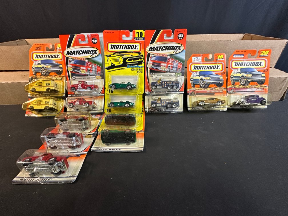 Matchbox Die-Cast Vehicles in Blister Packs