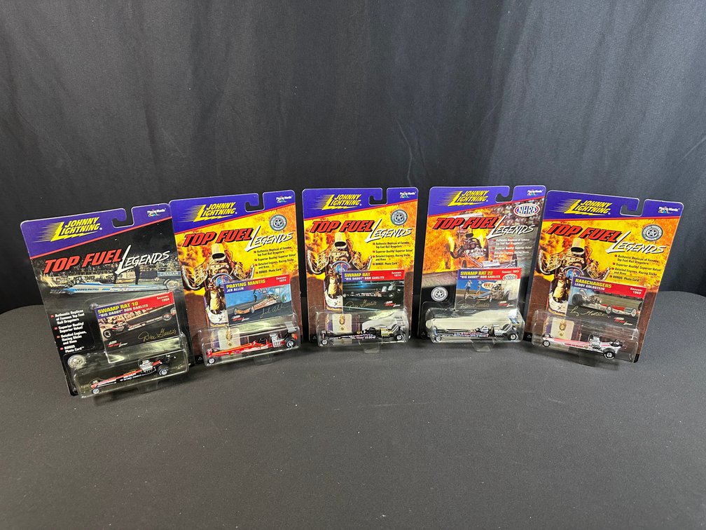 Johnny Lightning Top Fuel Legends Die-Cast Dragsters