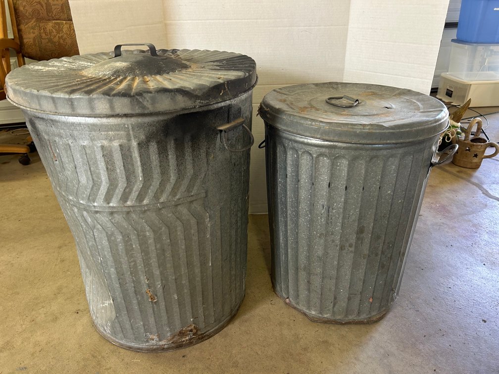 Glavanized Trash Containers (2)