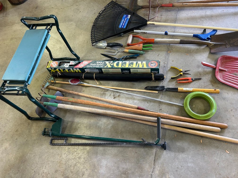 Variety of Garden Tools