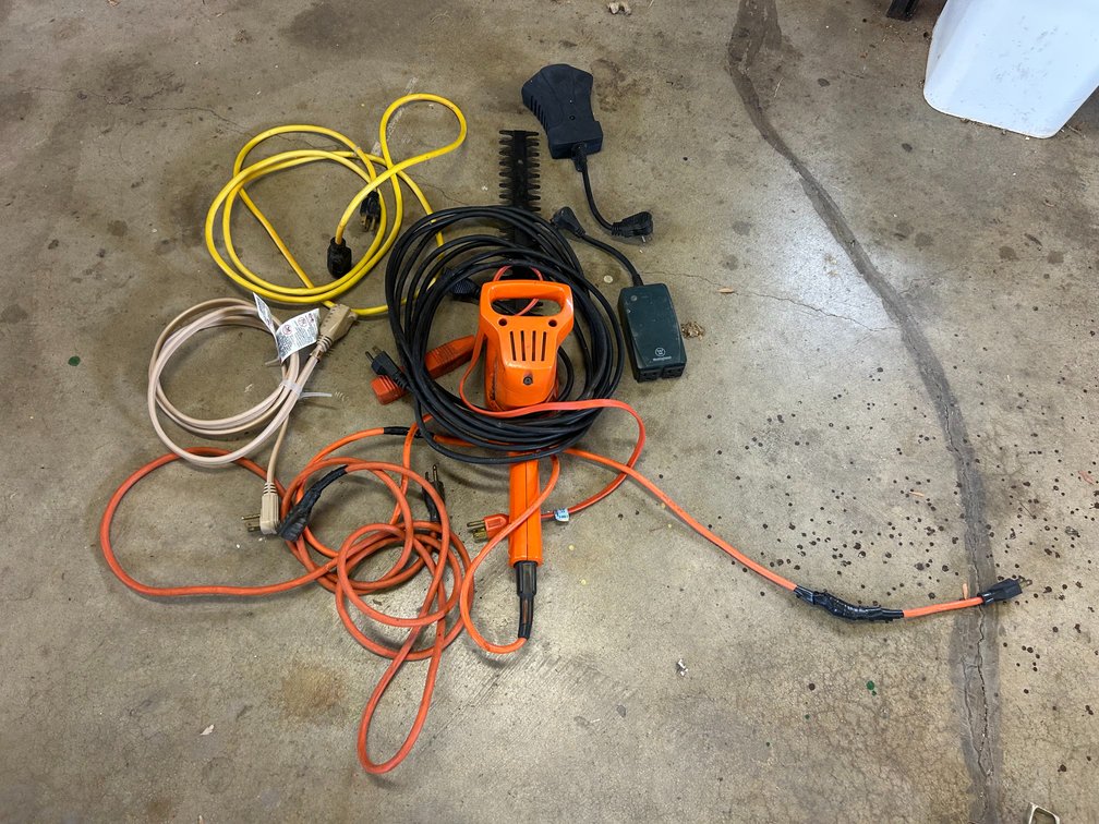 Black and Decker Electric Blower, Extensions Cords
