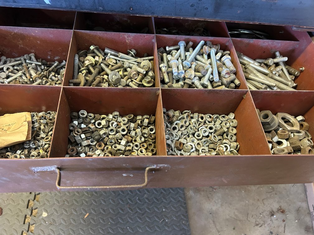 Variety of Nuts, Bolts, Faucets