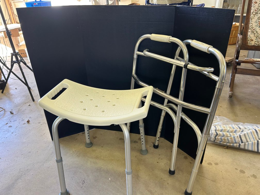 Folding Walking, Bath Shower Chair