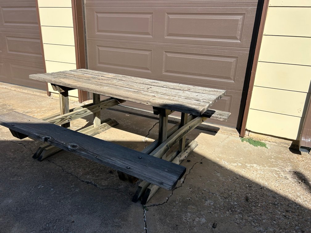 Wooden Porch Table