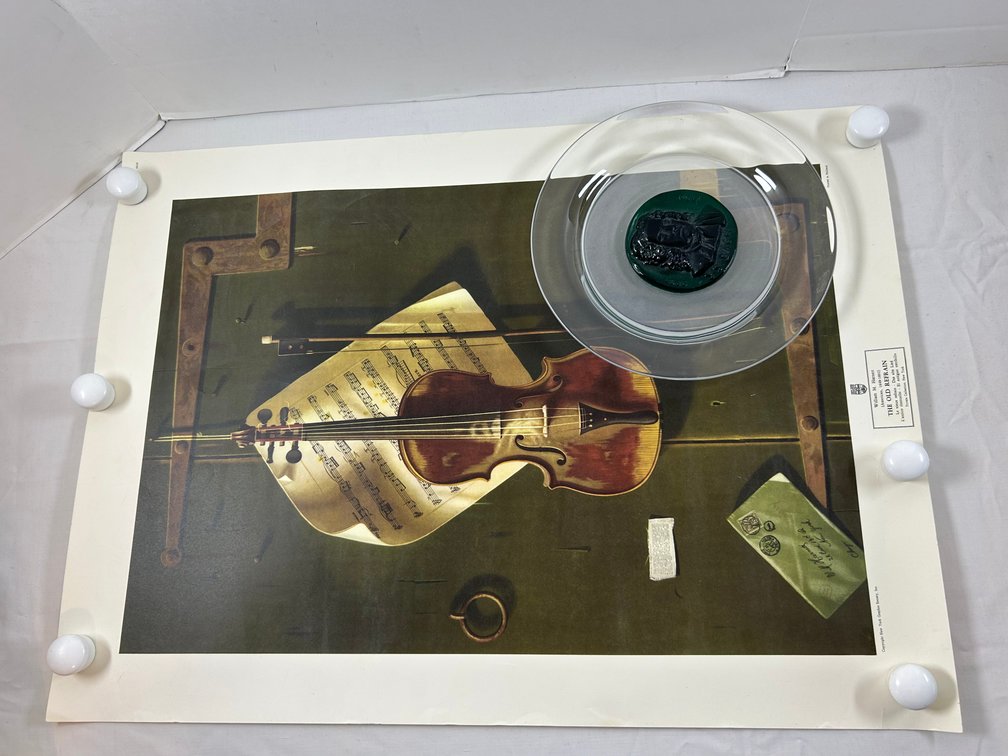 "The Old Refrain" Poster with Bach Plate