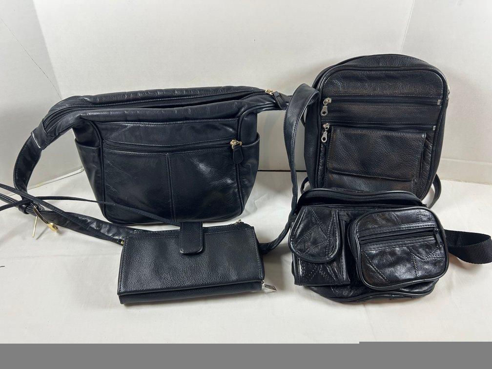 Black Purses with Fanny Pack