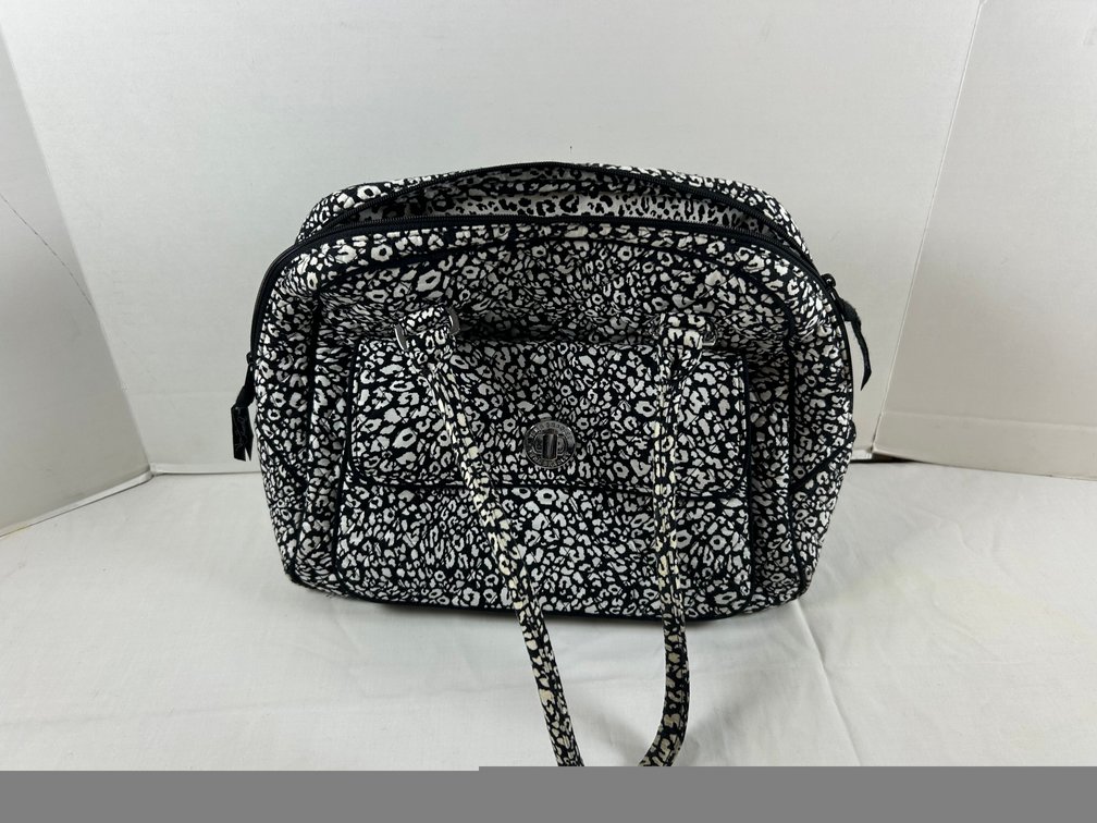 Black & White Vera Bradley Purse/Carry-On