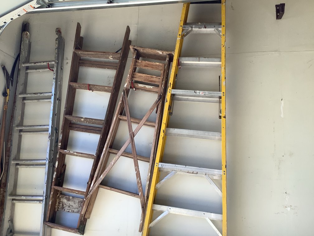 Aluminum and Wood Ladders
