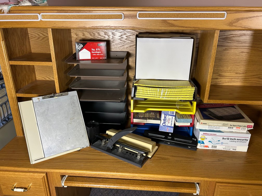 Office Supplies with Organizers