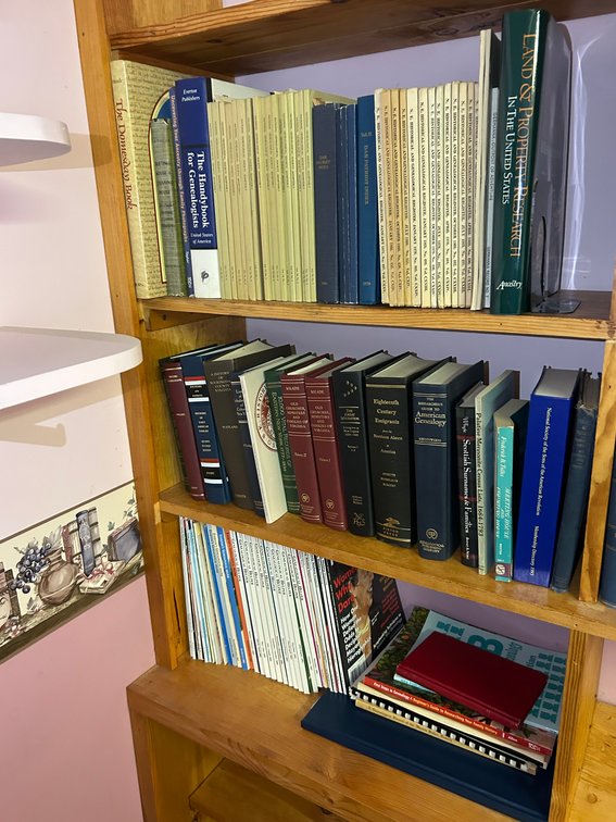 Variety of Genealogy Books & Guides
