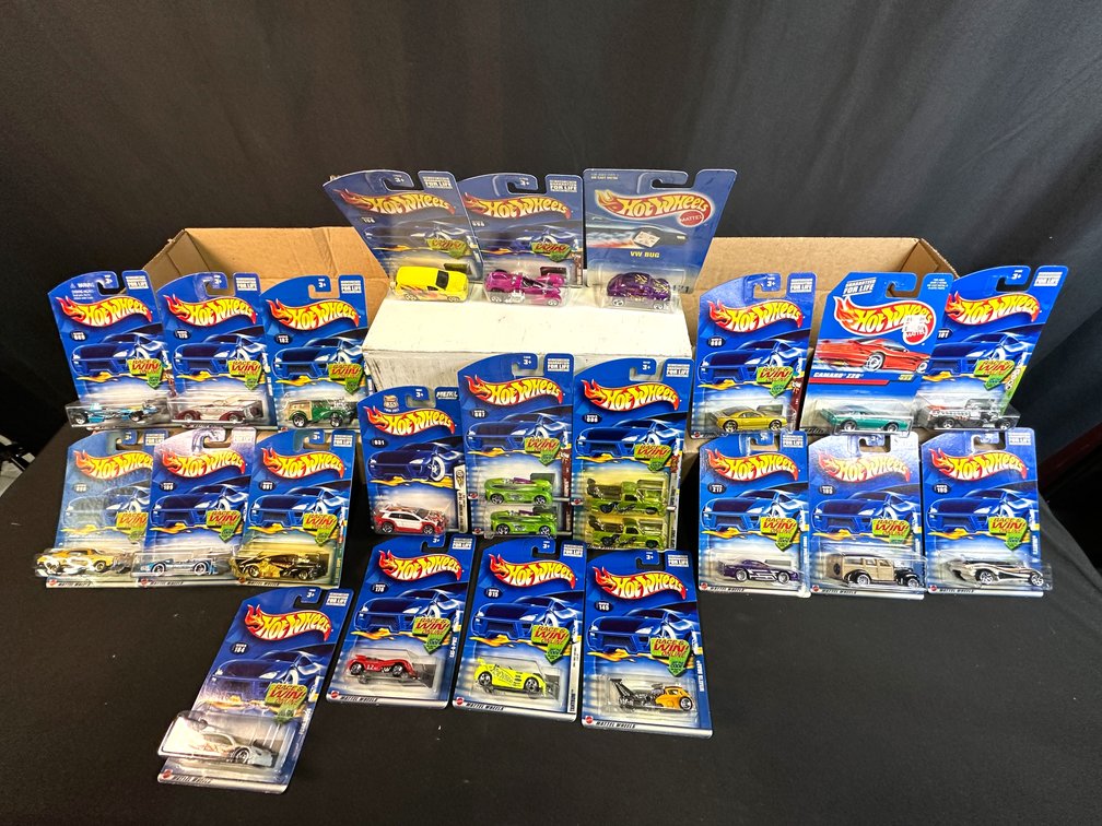Hot Wheels Carded Die-Cast Metal Toy Vehicles