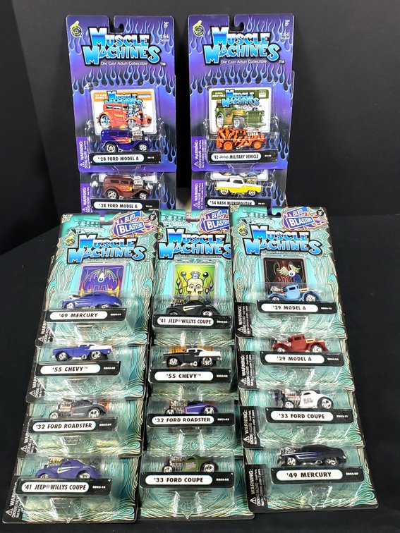 Funline Muscle Machines 1:64 Scale Die-Cast Vehicles