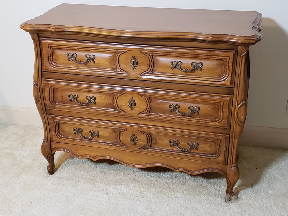 Brandt French Provincial Style Three-Drawer Chest