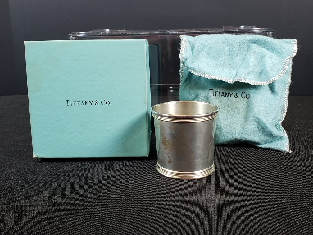 Tiffany & Co. Sterling Silver Cup with Box and Pouch