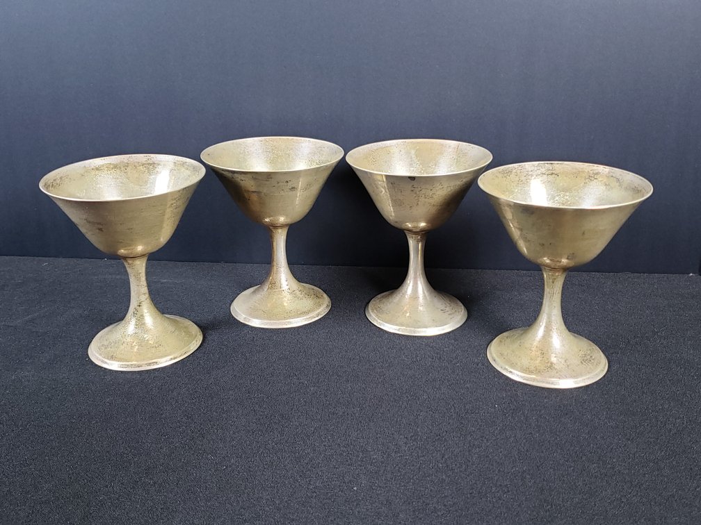 Stieff Sterling Silver Stemmed Coupe Cups