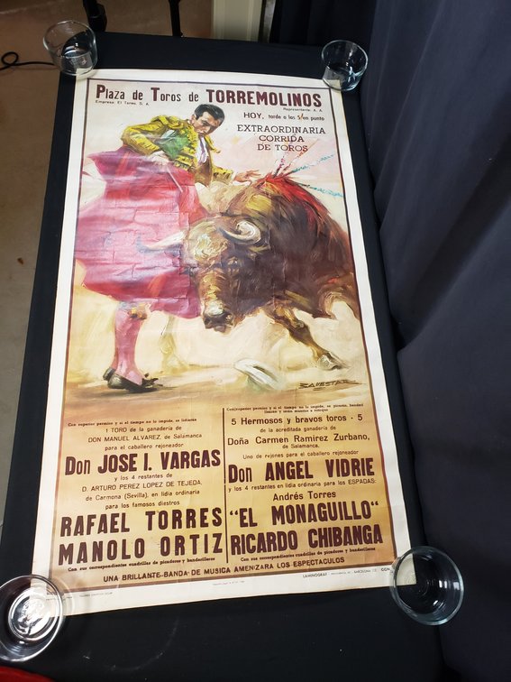 Laminograf Plaza de Toros de Torremolinos Bullfighting Poster