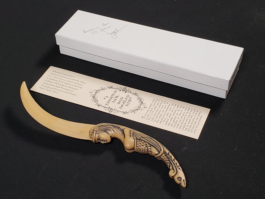 Schering Garamycin Ambroise Paré Scalpel Letter Opener