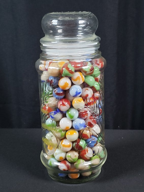 Multicolored Glass Marbles