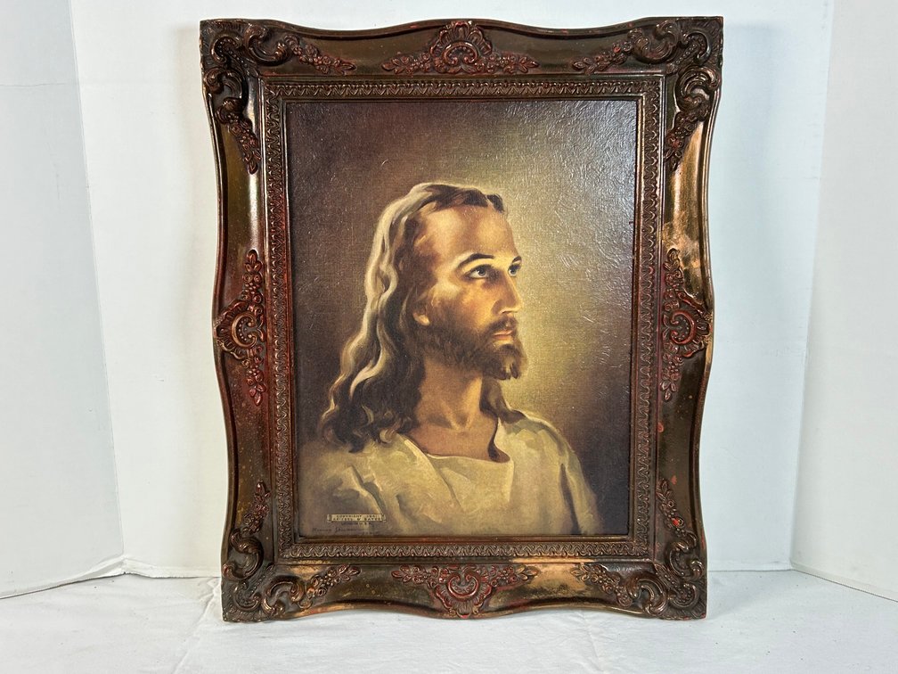 1941 Lithograph of Jesus