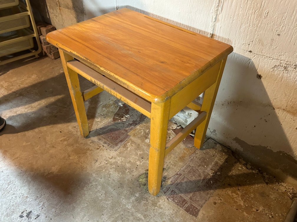 Child's Wooden School Desk