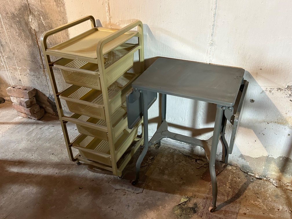 Typewriter Desk and Organizer