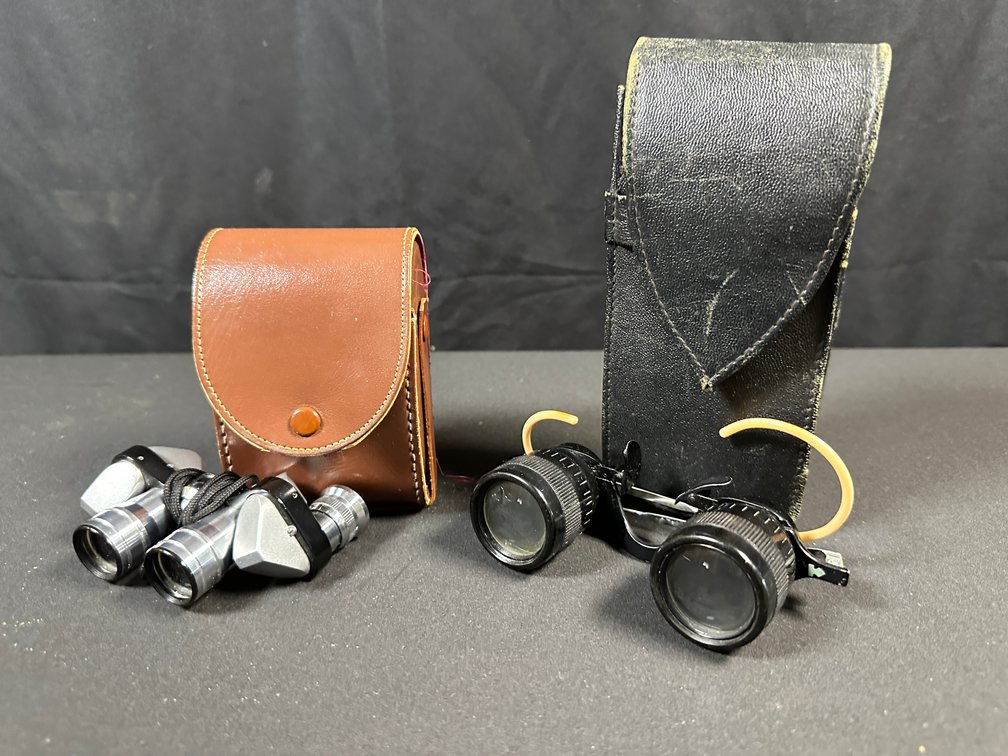Compact Binoculars and Spectacle Binoculars with Cases