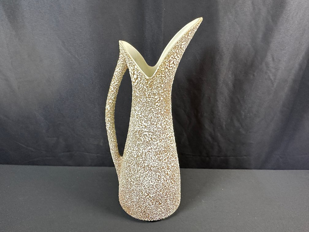 Rocky Mountain Pottery Textured Ceramic Ewer Pitcher