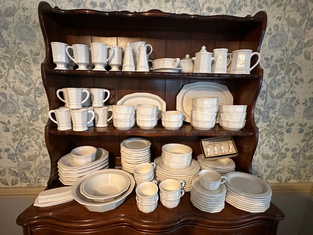 Pfaltzgraff Heritage White Ceramic Dinnerware Set