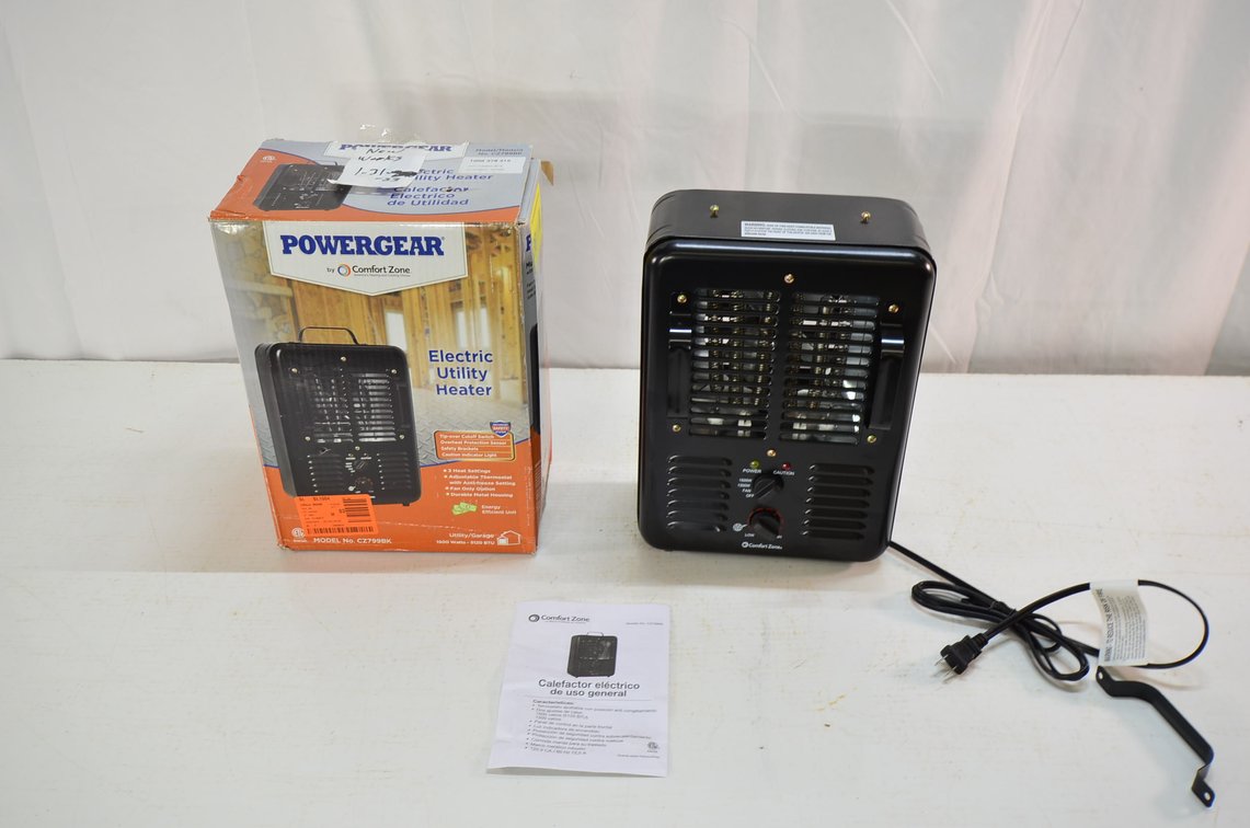 Powergear by Comfort Zone Electric Utility Heater