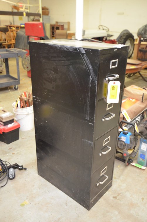 HON Four Drawer File Cabinet and 