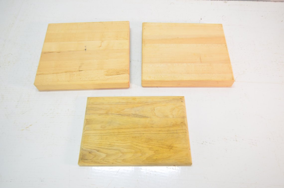 (3) Wood Butcher Blocks