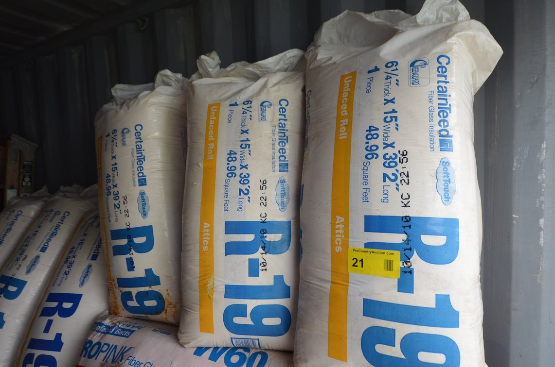 39" R19 Unfaced Insulation