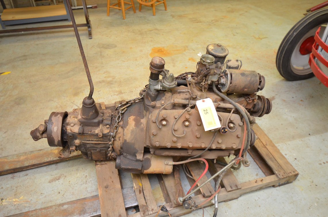 Ford Flathead V8 Gas Engine with Transmission