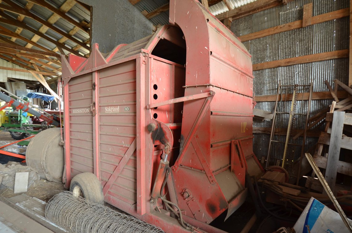 Hesston 10 StakHand Stacker - Located in Rural Durand
