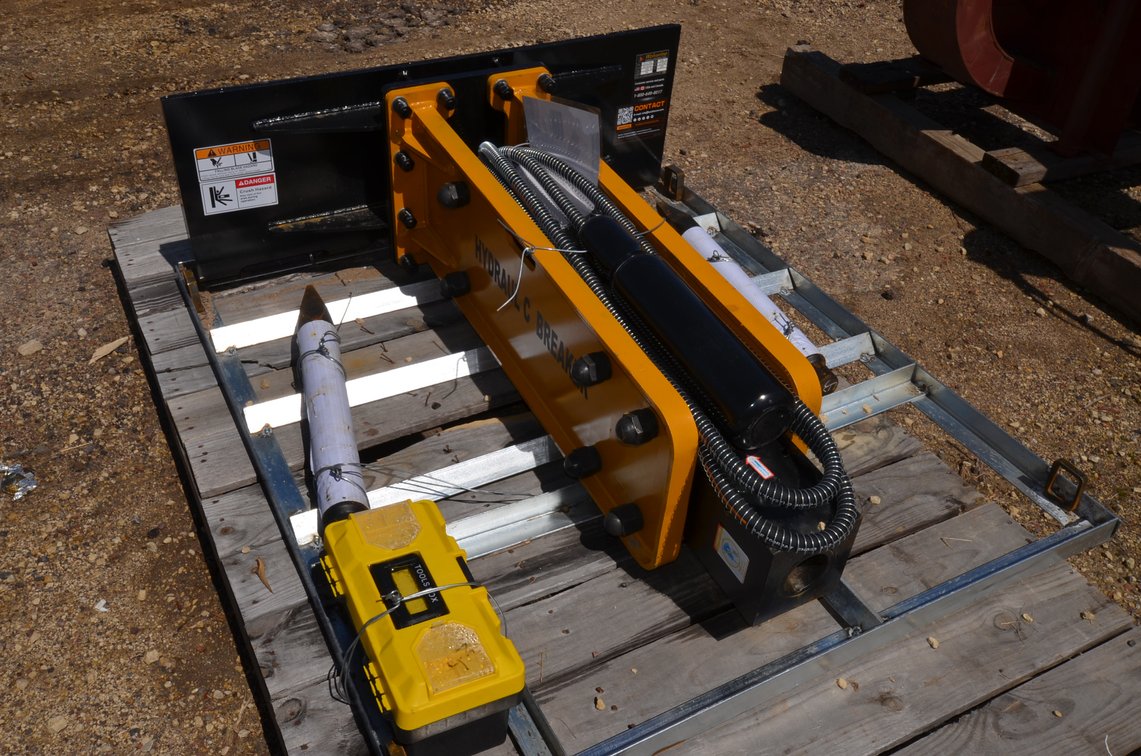 Wolverine Skid Steer Concrete Breaker Attachment