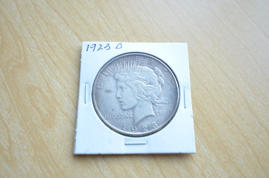 1923 D Peace Silver Dollar 