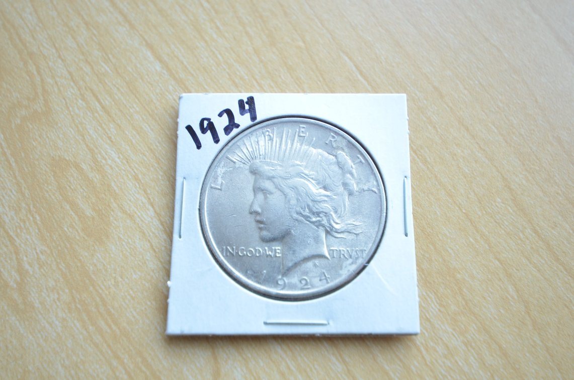 1924 Peace Silver Dollar 