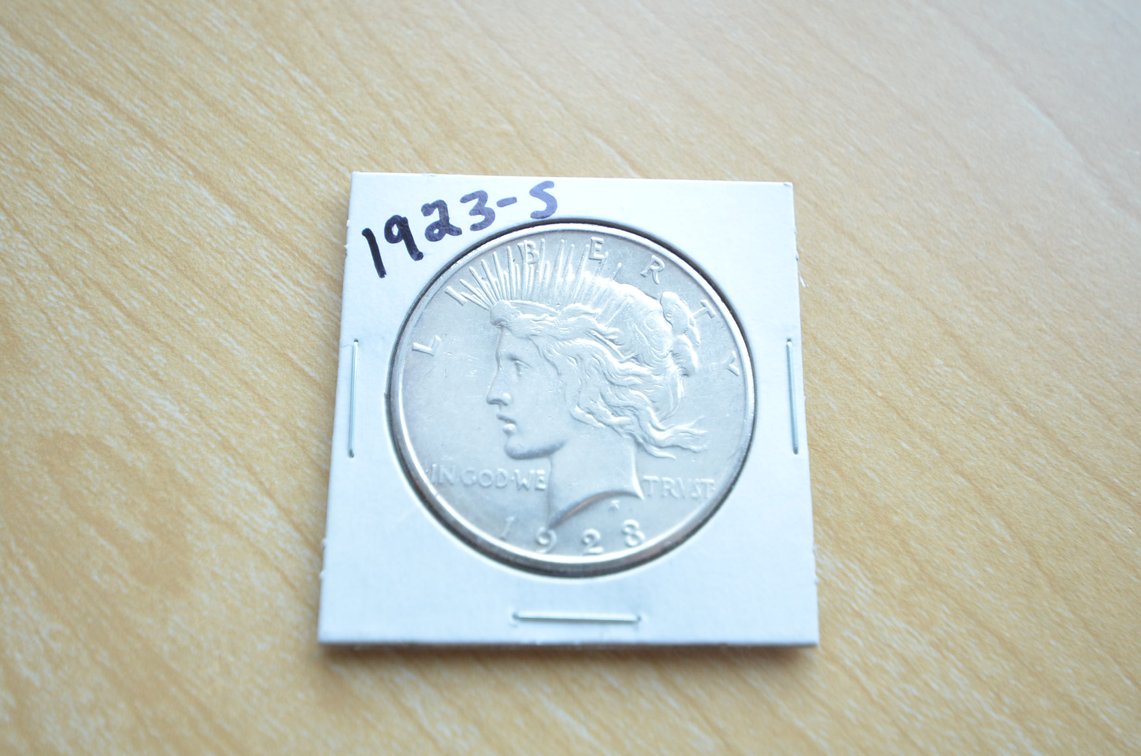 1923 S Peace Silver Dollar 