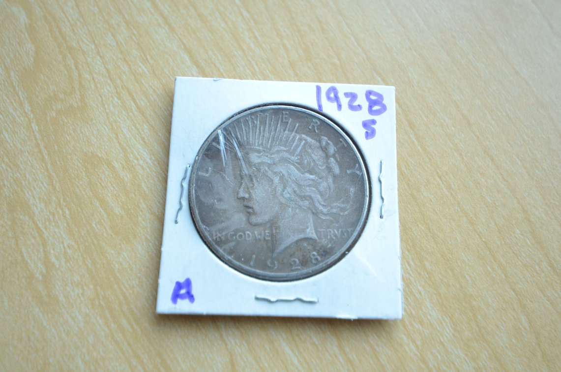 1928 S Peace Silver Dollar 