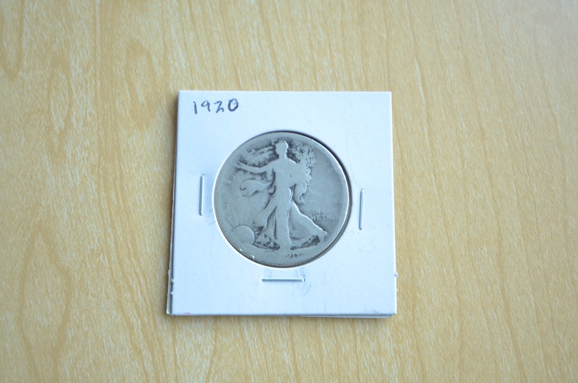 1920 Liberty Walking Silver Half Dollar