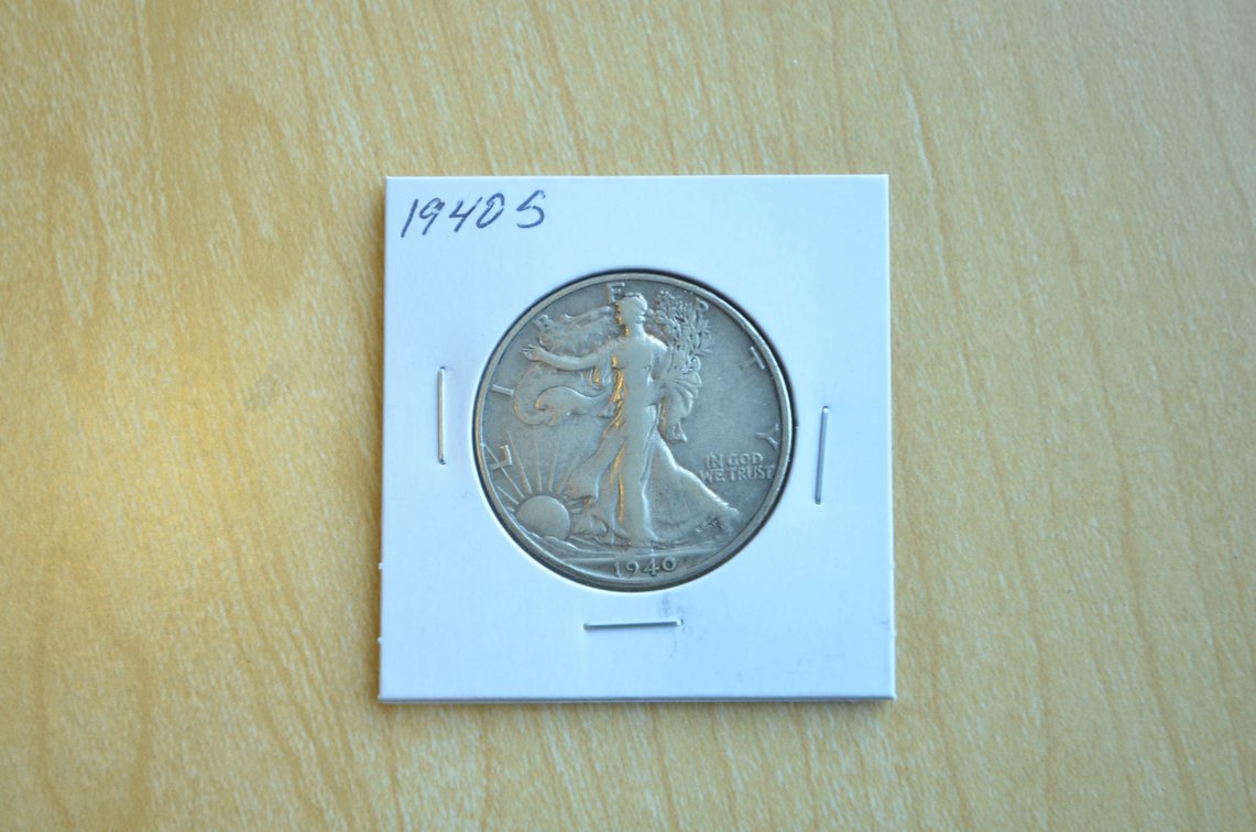 1940 S Liberty Walking Silver Half Dollar