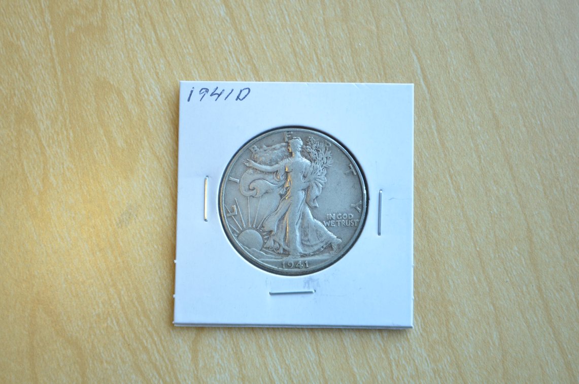 1941 D Liberty Walking Silver Half Dollar