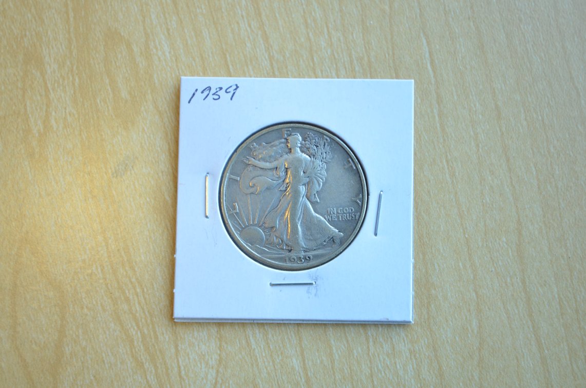 1939 Liberty Walking Silver Half Dollar