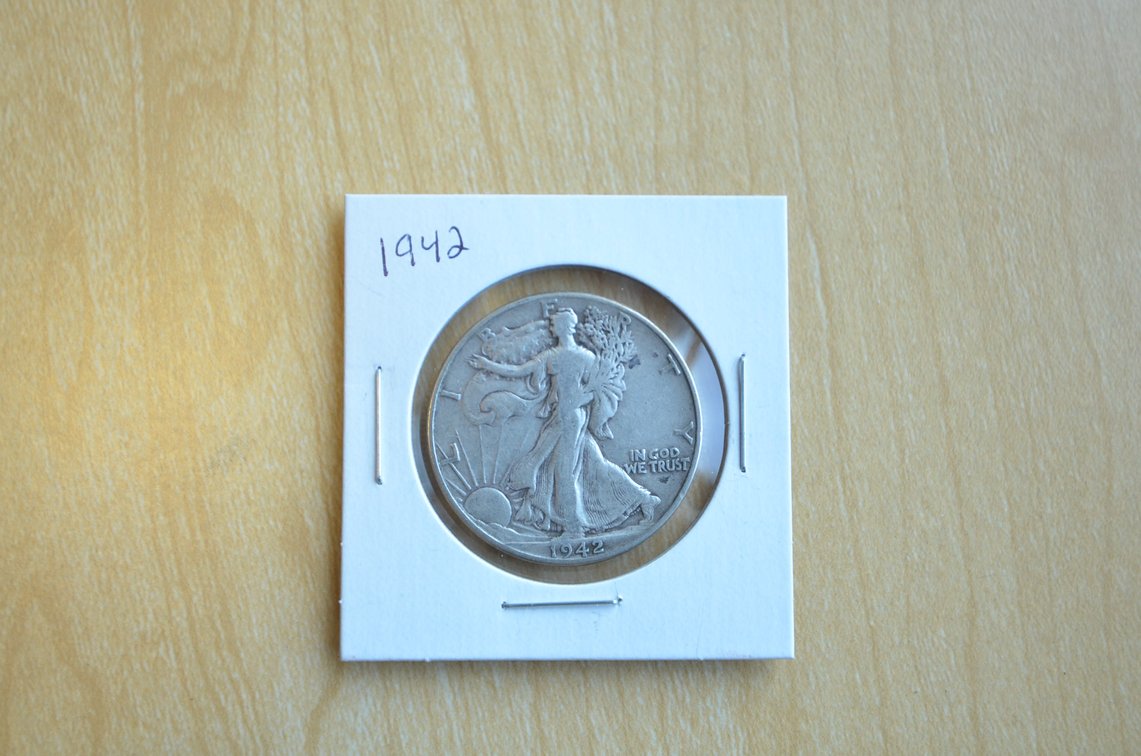1942 Liberty Walking Silver Half Dollar