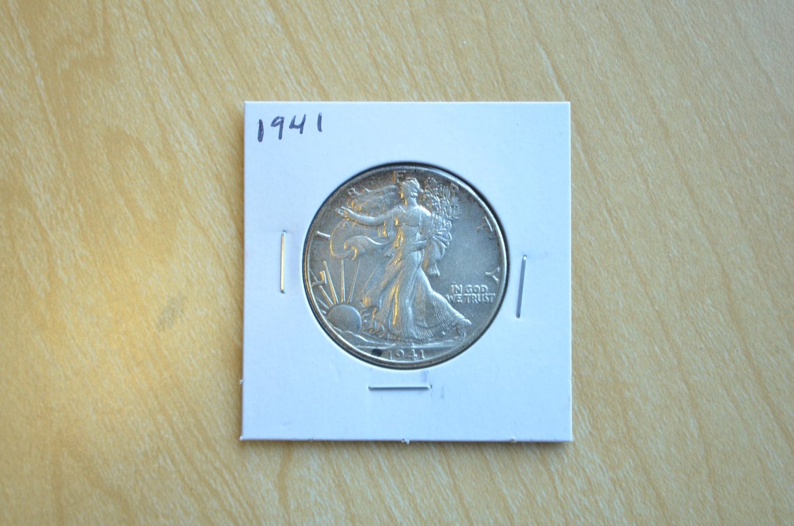 1941 Liberty Walking Silver Half Dollar