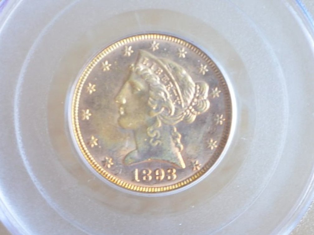 1893 $5 Liberty Head Gold Coin
