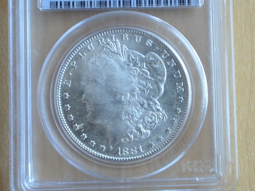 1881 S Morgan Silver Dollar 