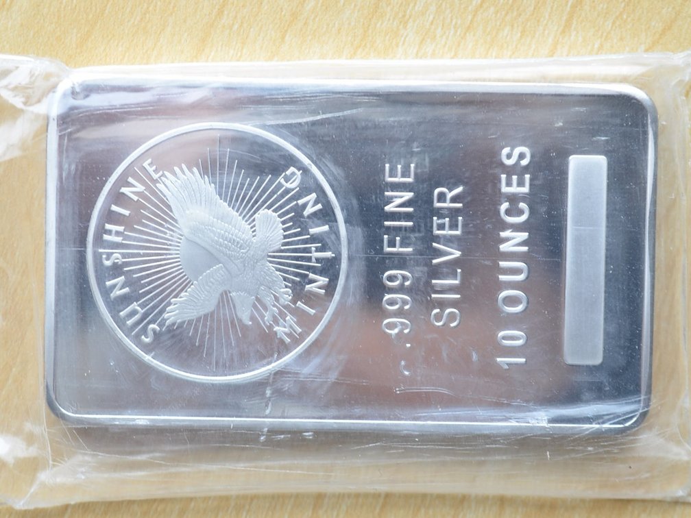 Sunshine 10 Ounce Silver Bar