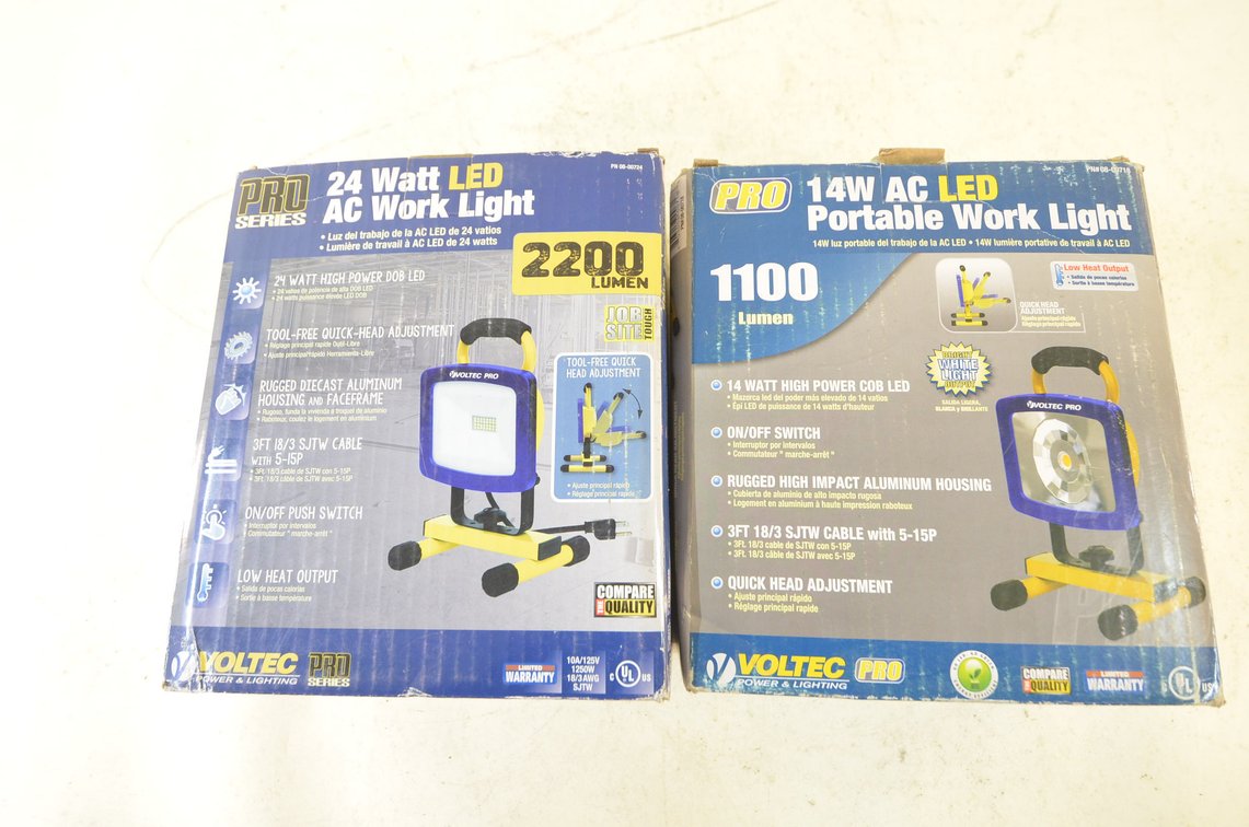 (2) Voltec LED Work Lights